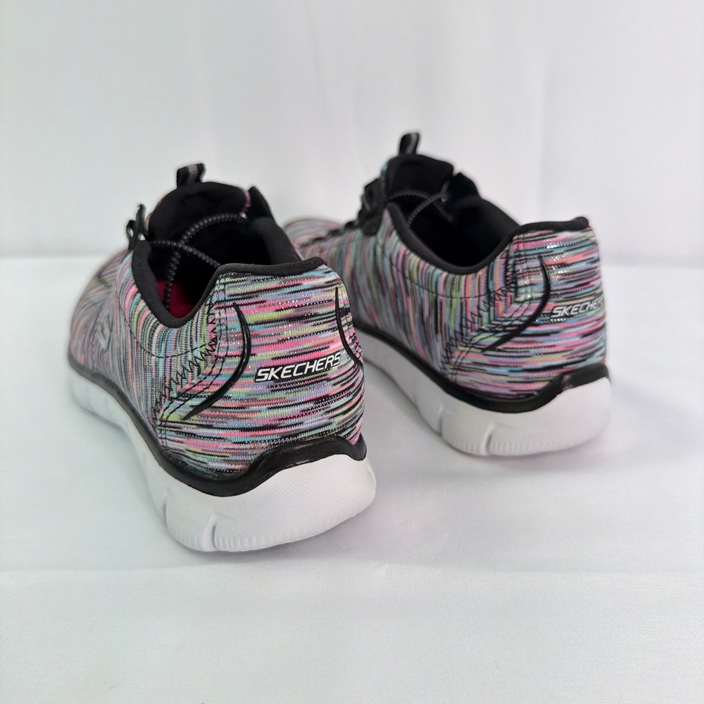 Skechers Flex Appeal 2.0 High Energy Multi Color Knit Bungee Sneakers Womens 5 - Picture 11 of 16
